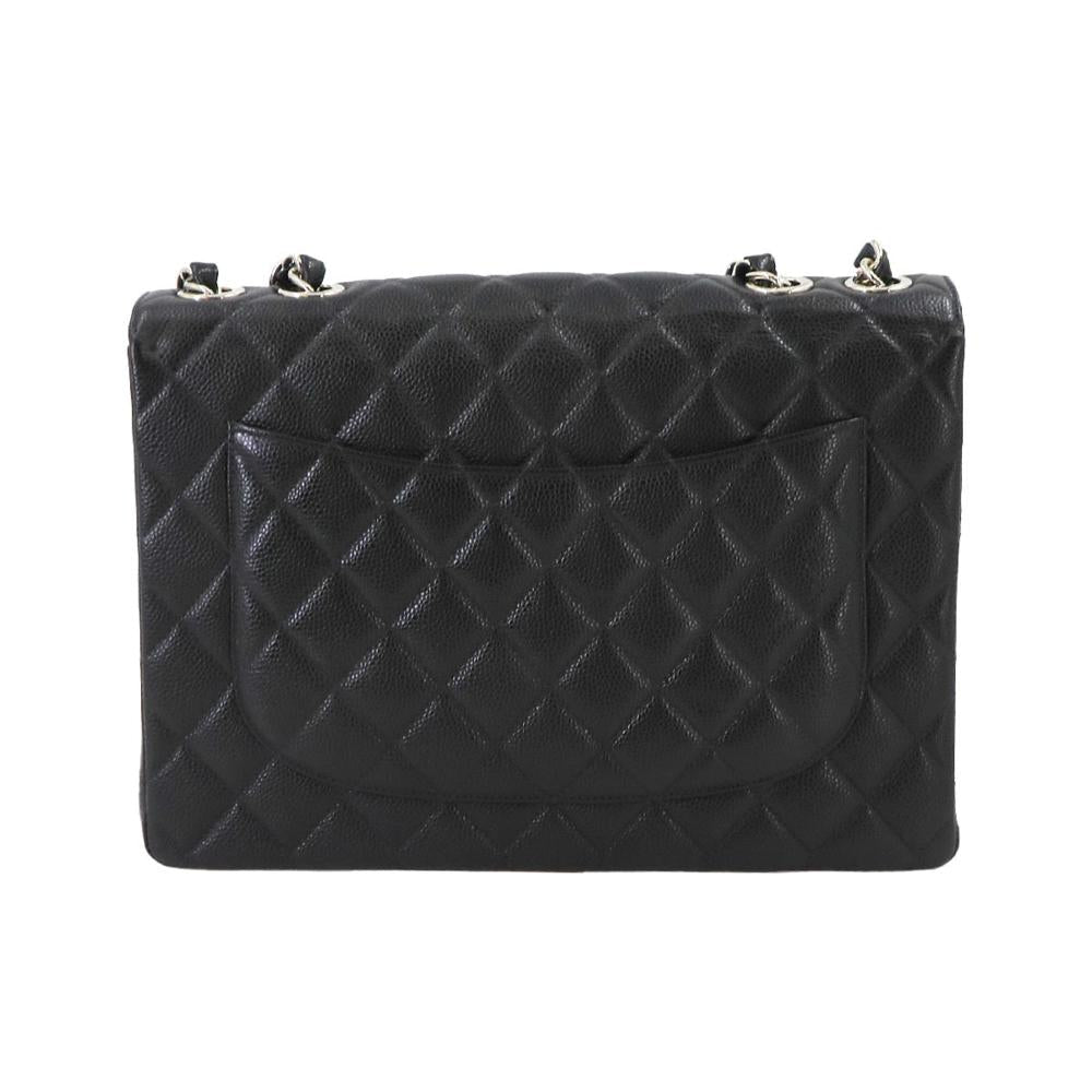 Black Fabric Chanel Shoulder Bag