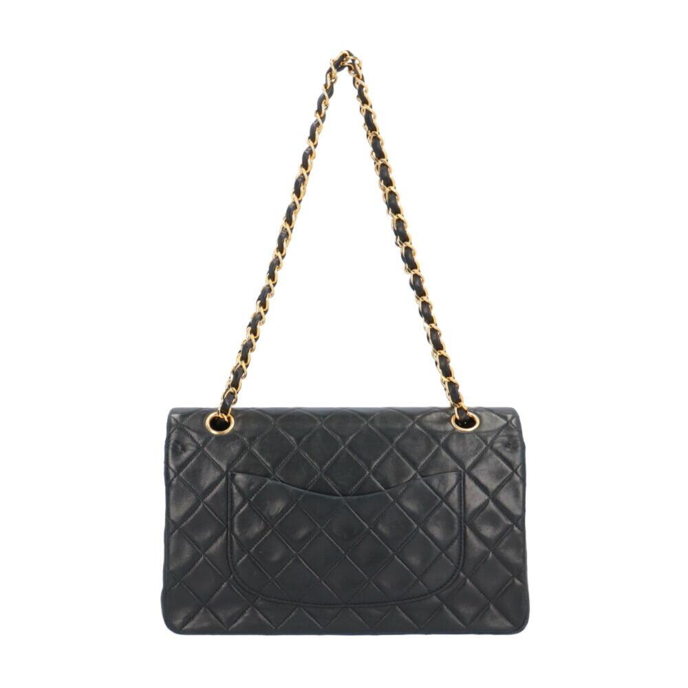 Black Fabric Chanel Flap Bag