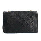 Black Fabric Chanel Shoulder Bag