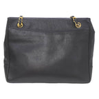 Black Fabric Chanel Bucket Bag