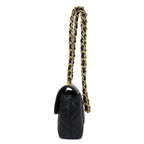 Black Fabric Chanel Shoulder Bag