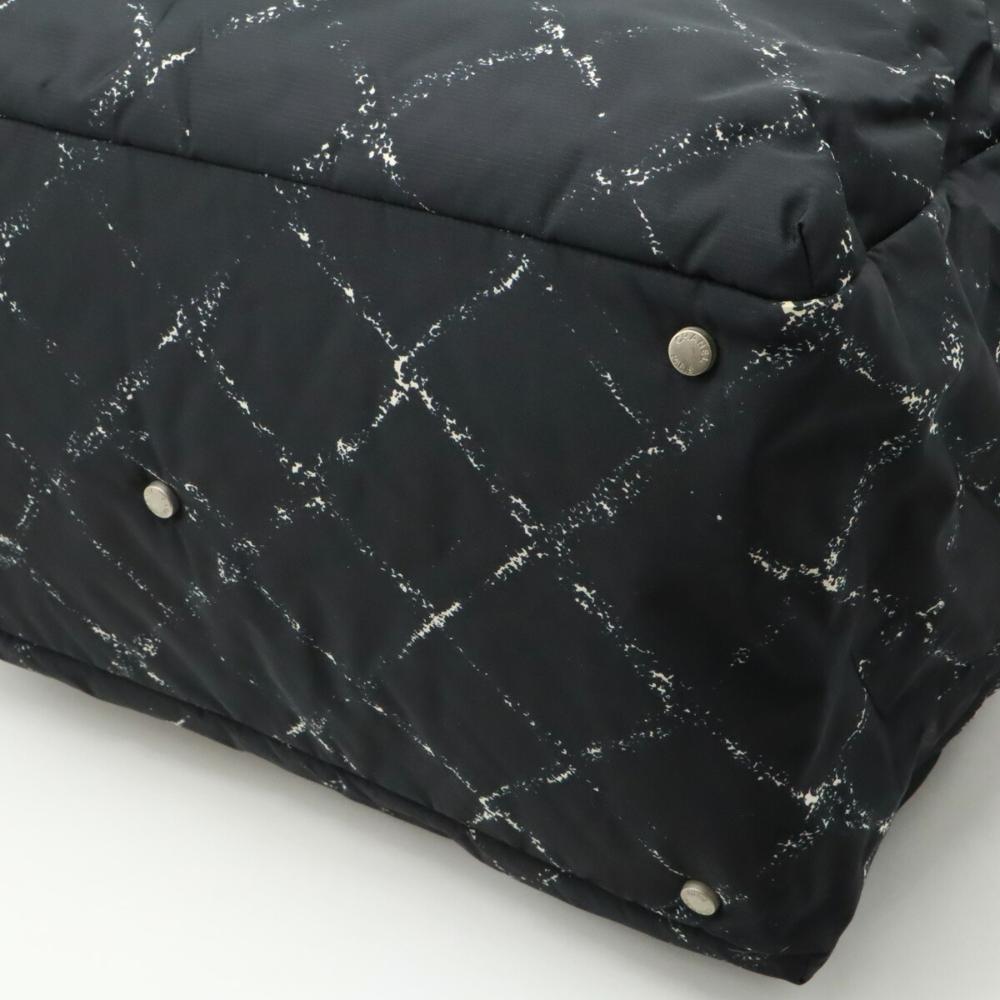 Black Fabric Chanel Travel Line