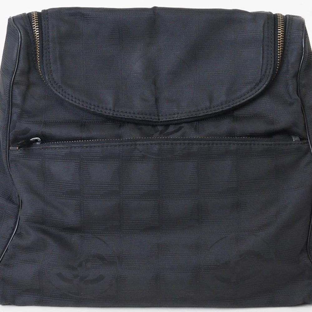 Black Fabric Chanel Travel Line