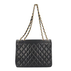 Black Fabric Chanel Shoulder Bag