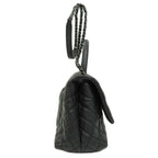 Black Fabric Chanel Shoulder Bag
