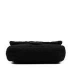 Black Fabric Chanel Flap Bag