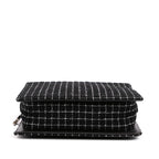 Black Fabric Chanel Shoulder Bag