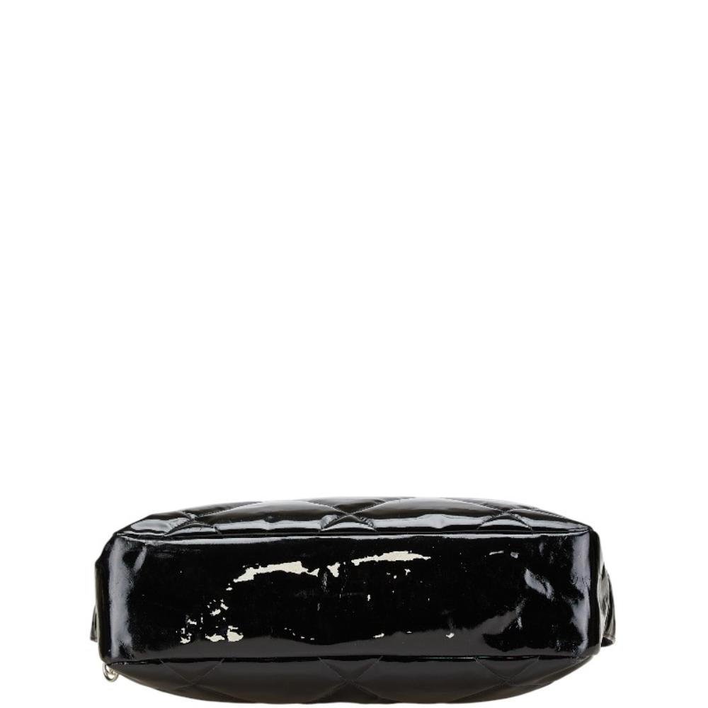 Black Fabric Chanel Crossbody Bag