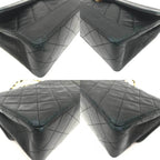 Black Fabric Chanel Shoulder Bag