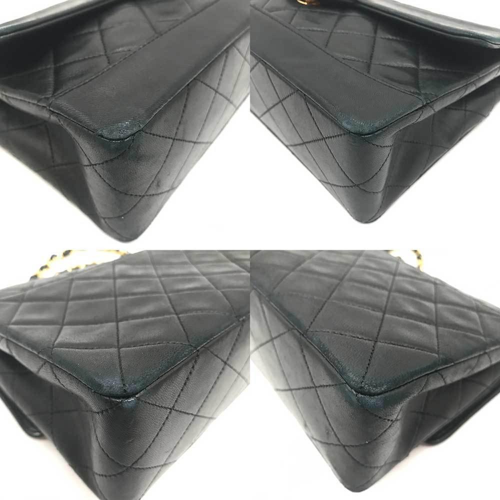 Black Fabric Chanel Shoulder Bag
