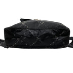 Black Fabric Chanel Backpack