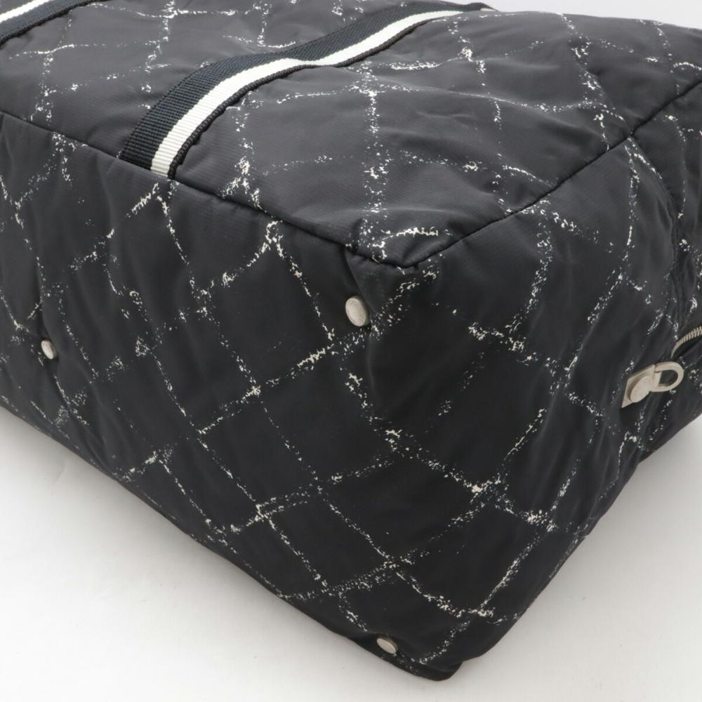 Black Fabric Chanel Travel Line
