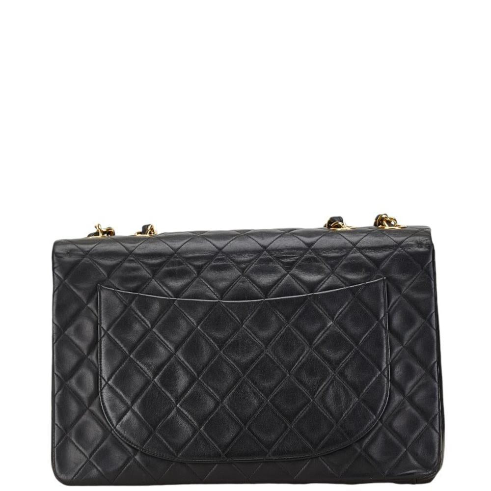 Black Fabric Chanel Shoulder Bag