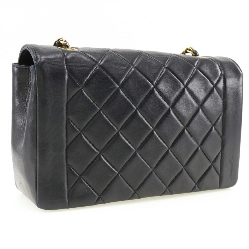 Black Fabric Chanel Shoulder Bag