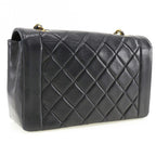Black Fabric Chanel Shoulder Bag