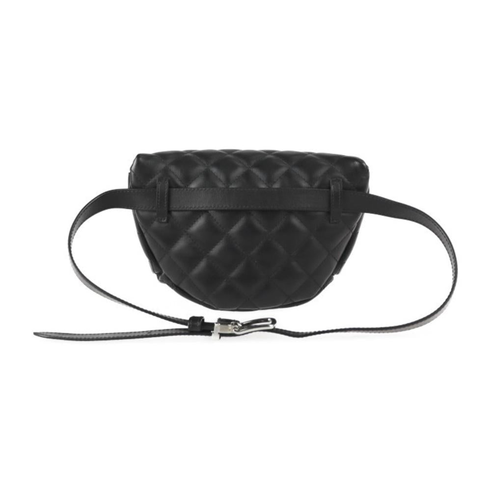 Black Fabric Chanel Belt Bag