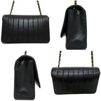 Black Fabric Chanel Flap Bag