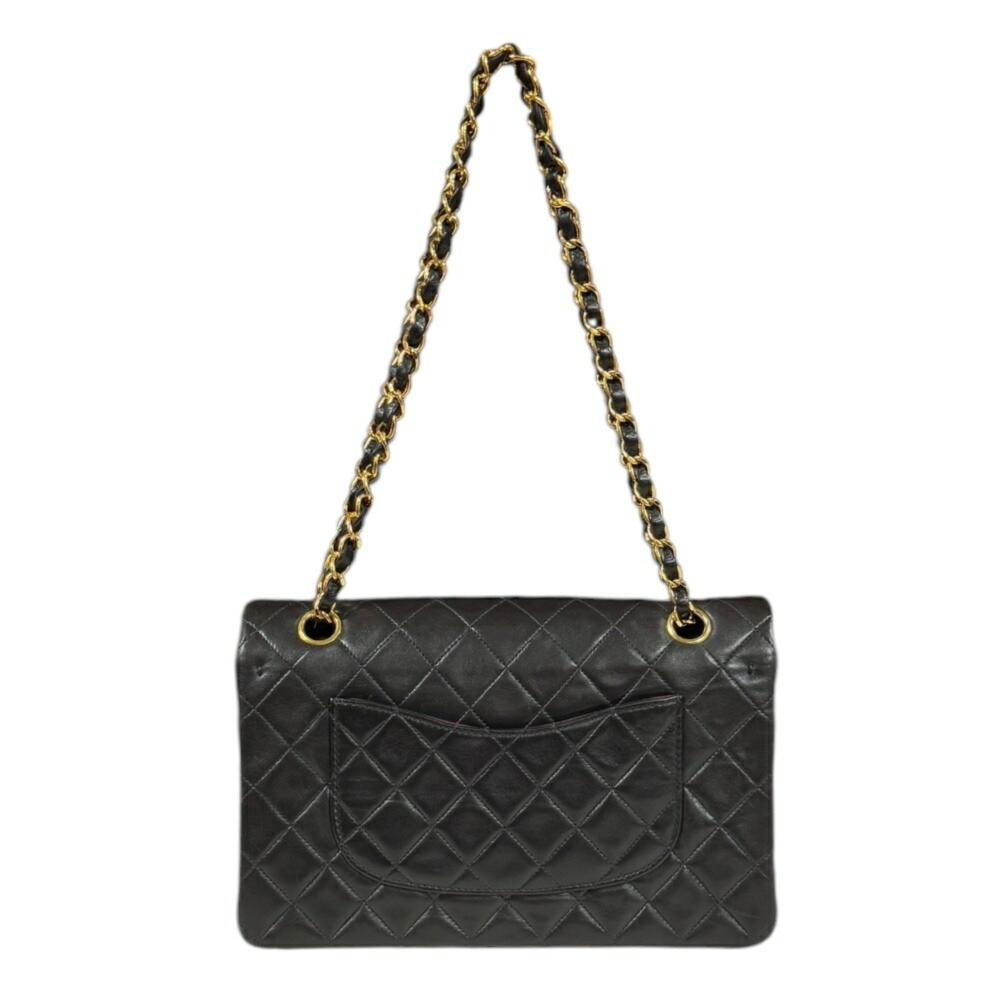 Black Fabric Chanel Flap Bag