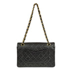 Black Fabric Chanel Flap Bag