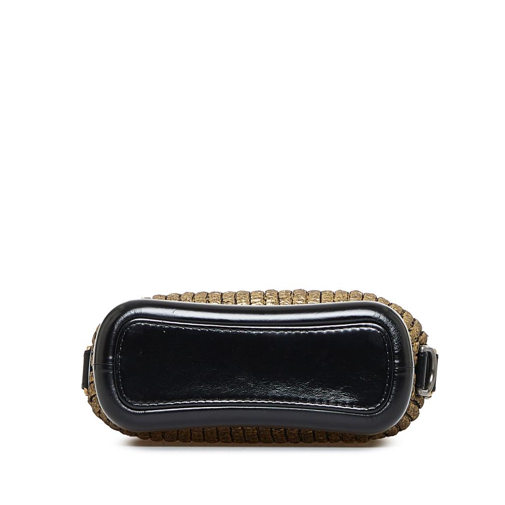 Black Fabric Chanel Shoulder Bag