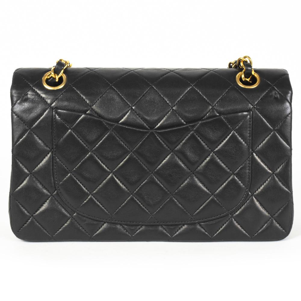 Black Fabric Chanel Flap Bag