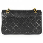 Black Fabric Chanel Flap Bag