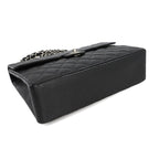 Black Fabric Chanel Shoulder Bag