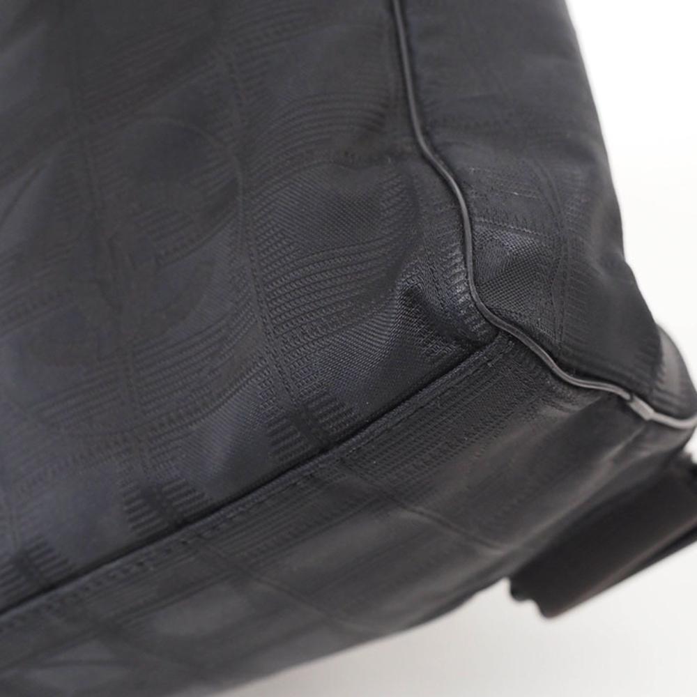 Black Fabric Chanel Travel Line