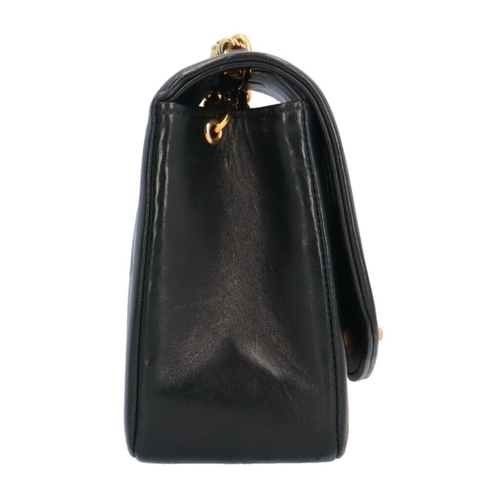 Black Fabric Chanel Shoulder Bag