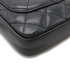 Black Fabric Chanel Shoulder Bag
