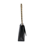 Black Fabric Chanel Shoulder Bag