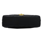 Black Fabric Chanel Shoulder Bag