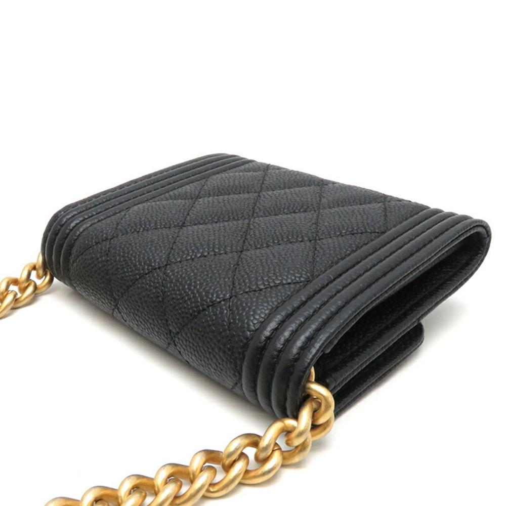 Black Fabric Chanel Shoulder Bag