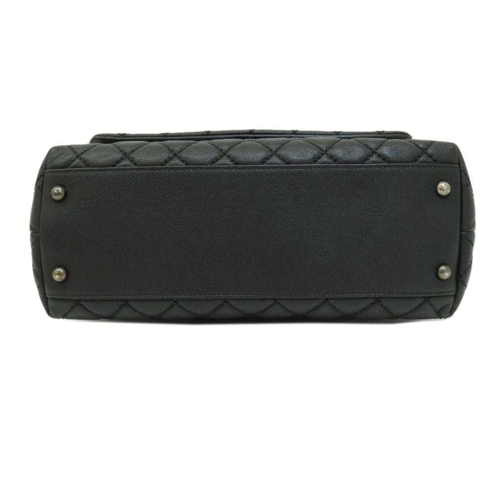 Black Fabric Chanel Shoulder Bag