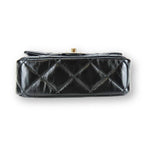 Black Fabric Chanel Flap Bag