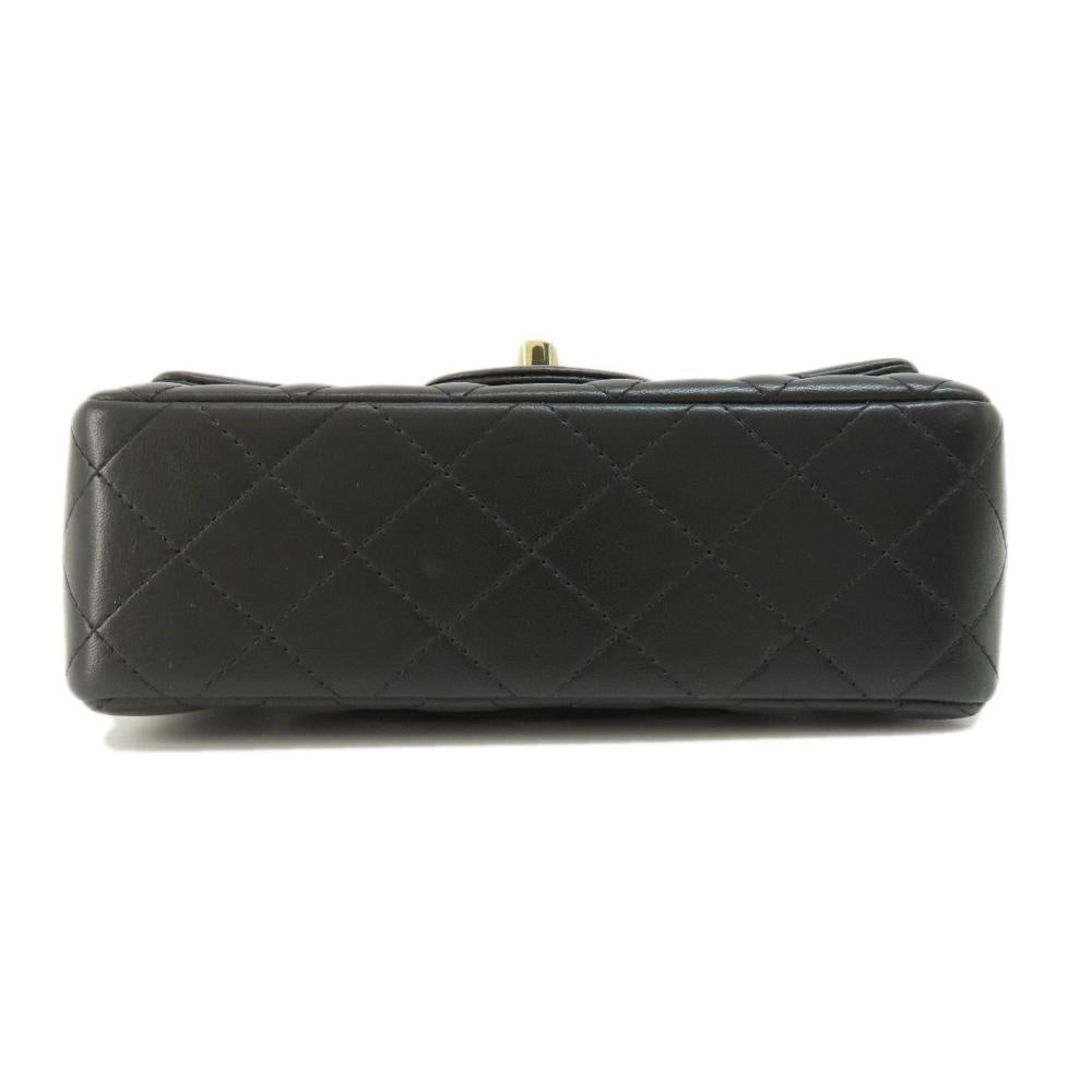 Black Fabric Chanel Shoulder Bag