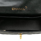 Black Fabric Chanel Flap Bag