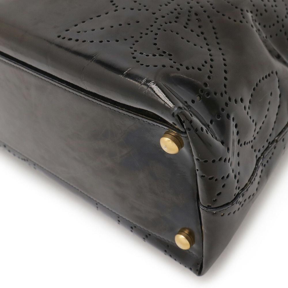 Black Fabric Chanel Shoulder Bag