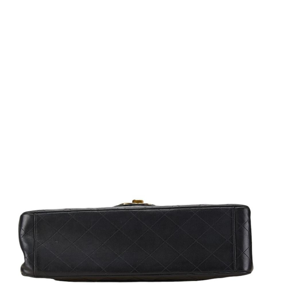 Black Fabric Chanel Shoulder Bag