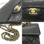 Black Fabric Chanel Shoulder Bag
