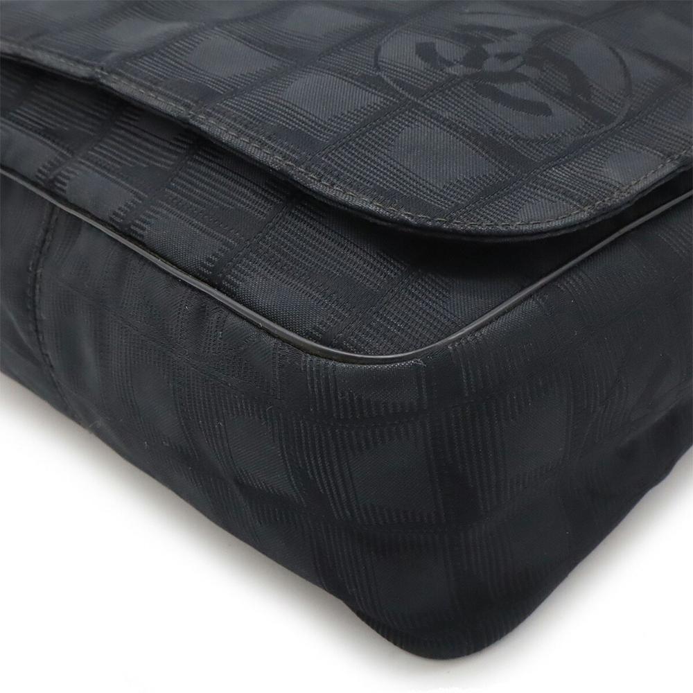Black Fabric Chanel Travel Line
