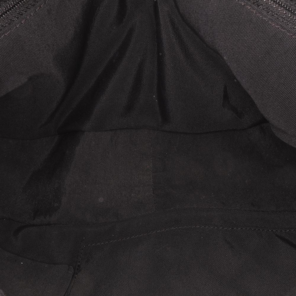 Black Fabric Chanel Flap Bag