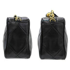 Black Fabric Chanel Shoulder Bag