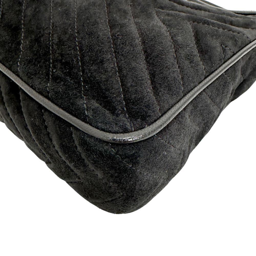 Black Fabric Chanel Travel Bag