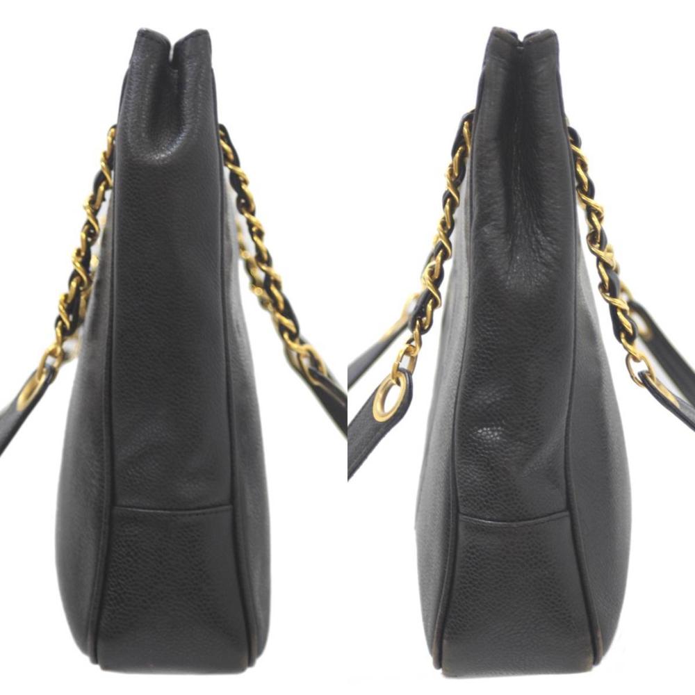 Black Fabric Chanel Bucket Bag
