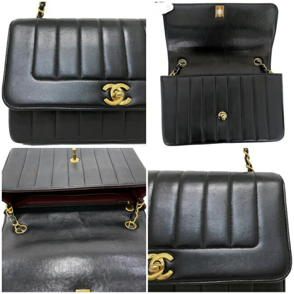 Black Fabric Chanel Flap Bag