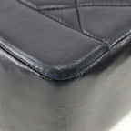 Black Fabric Chanel Shoulder Bag