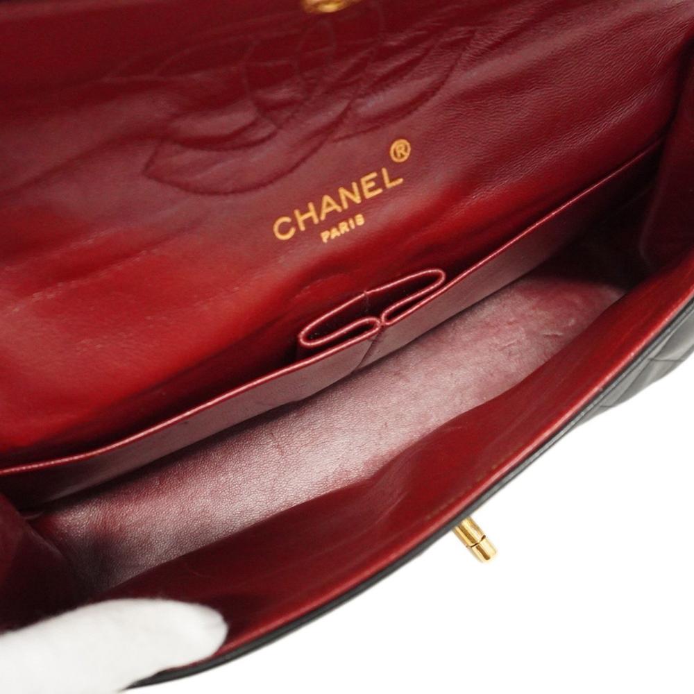 Black Fabric Chanel Flap Bag