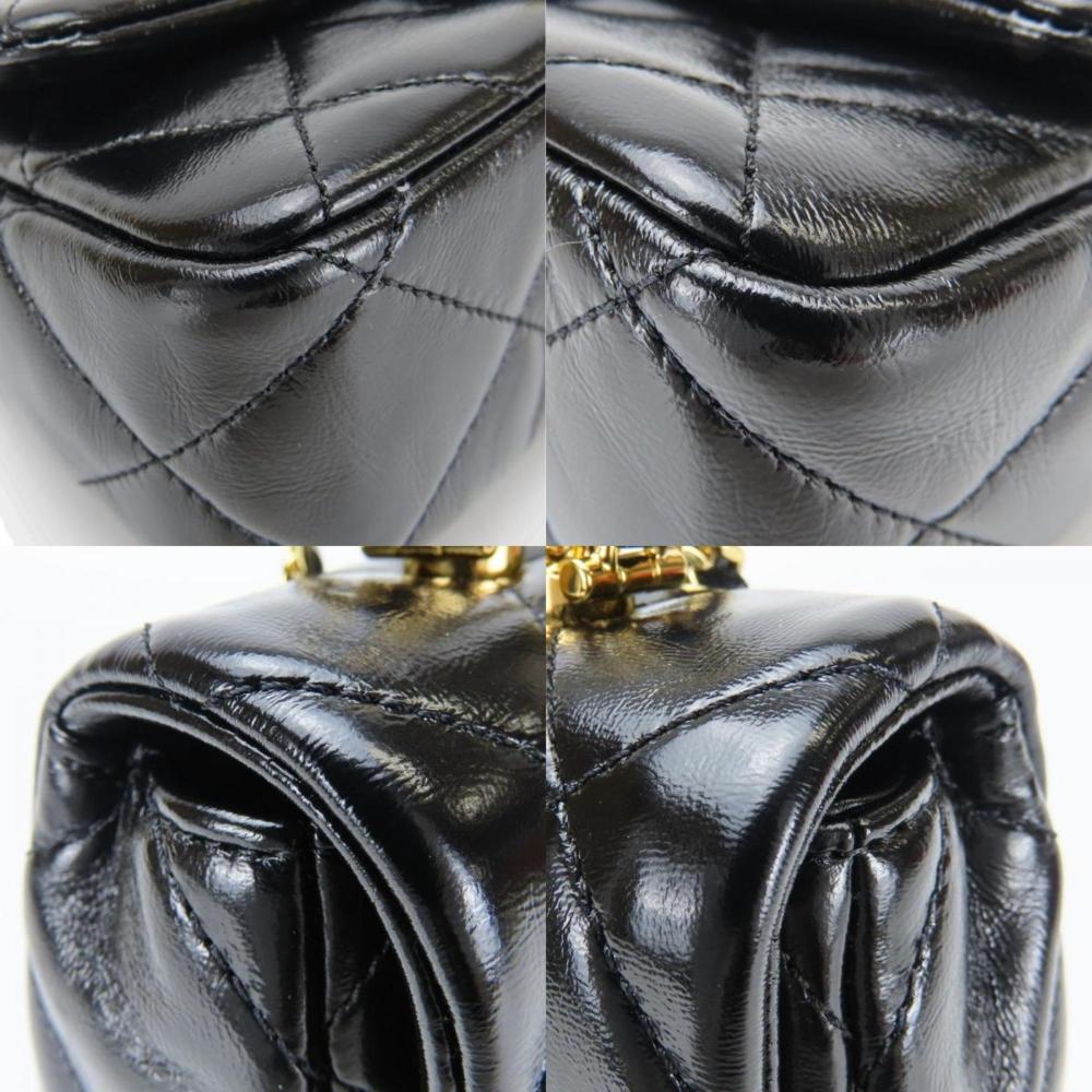 Black Fabric Chanel Flap Bag