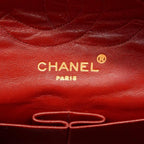 Black Fabric Chanel Flap Bag